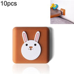 10 PCS Crash Pad for Wall Door Handle Silicone Cushion Pad