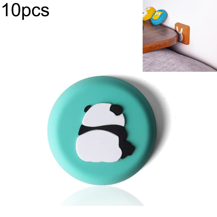 10 PCS Crash Pad for Wall Door Handle Silicone Cushion Pad