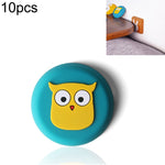 10 PCS Crash Pad for Wall Door Handle Silicone Cushion Pad