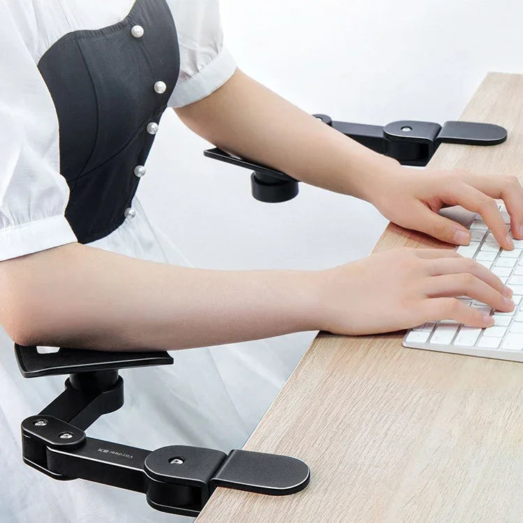 Vaydeer TJ2011 Computer Hand Bracket Mouse Pad Metal Lazy Arm Support Cantilever Wrist Pad