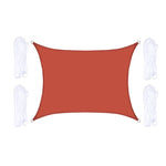 Outdoor Garden Sunshade Sail Waterproof Anti-UV Canopy, Size: 2m x 2.5m, 2m x 2.5m