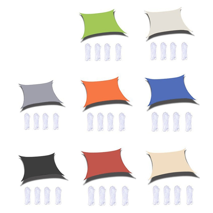 Outdoor Garden Sunshade Sail Waterproof Anti-UV Canopy, Size: 3m x 6m, 3m x 6m