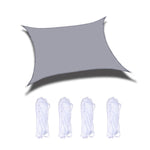 Outdoor Garden Sunshade Sail Waterproof Anti-UV Canopy, Size: 4m x 5m, 4m x 5m