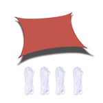 Outdoor Garden Sunshade Sail Waterproof Anti-UV Canopy, Size: 2m x 2m, 2m x 2m
