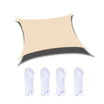 Outdoor Garden Sunshade Sail Waterproof Anti-UV Canopy, Size: 4m x 4m, 4m x 4m