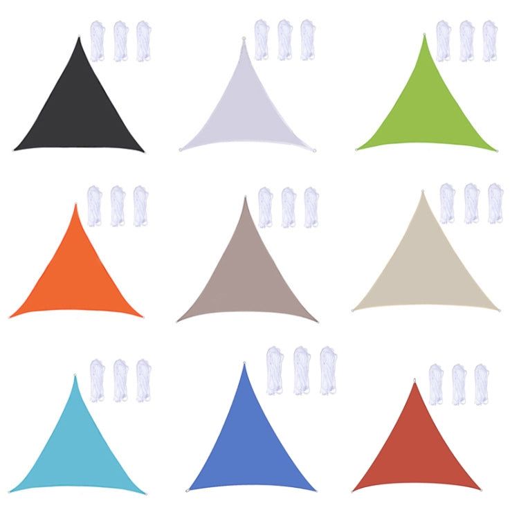Triangle Outdoor Garden Sunshade Sail Waterproof Anti-UV Canopy, Size: 2.4m x 2.4m x 2.4m, 2.4m x 2.4m x 2.4m, 2.4m x 2.4m x 2.4