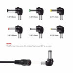 C5 3-12V 12W Adjustable Voltage Regulated Switch Power Supply Power Adapter Multifunction Charger With DC Tips, US Plug, UK Plug, EU Plug