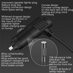 Car Charger Cigarette Lighter 1 In 3 Mobile Phone USB Car Charger, White, Black