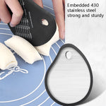 Silicone Scraper Cream Steward Scraper Butter Cut Knife Wiper, Cut Knife Wiper(Black), Cut Knife Wiper(Red)