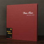 12 inch Suede Handmade DIY Pasted Film Photo Album, Black Gilt, Red Dust Family, Persian Blue, Premium Grey Coffee, Golden Year