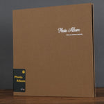 12 inch Suede Handmade DIY Pasted Film Photo Album, Black Gilt, Red Dust Family, Persian Blue, Premium Grey Coffee, Golden Year