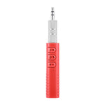 3.5mm Lavalier Bluetooth Audio Receiver with Metal Adapter, H-139 Black, H-139 Blue, H-139 Red, H-139 White, H-139 Green