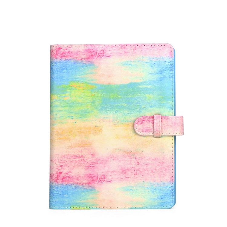 3-Inch 128-Piece PU Photo Album Laser Symphony Mini Digital Photo Storage, Illusion Silver, Illusion Pink, Illusion Purple, Oil, Air-sea Anchor