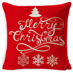 Christmas Linen Red Hug Pillowcase Without Pillow Core, 45 x 45cm