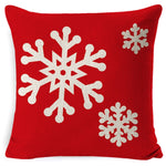 Christmas Linen Red Hug Pillowcase Without Pillow Core, 45 x 45cm