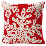 Christmas Linen Red Hug Pillowcase Without Pillow Core, 45 x 45cm