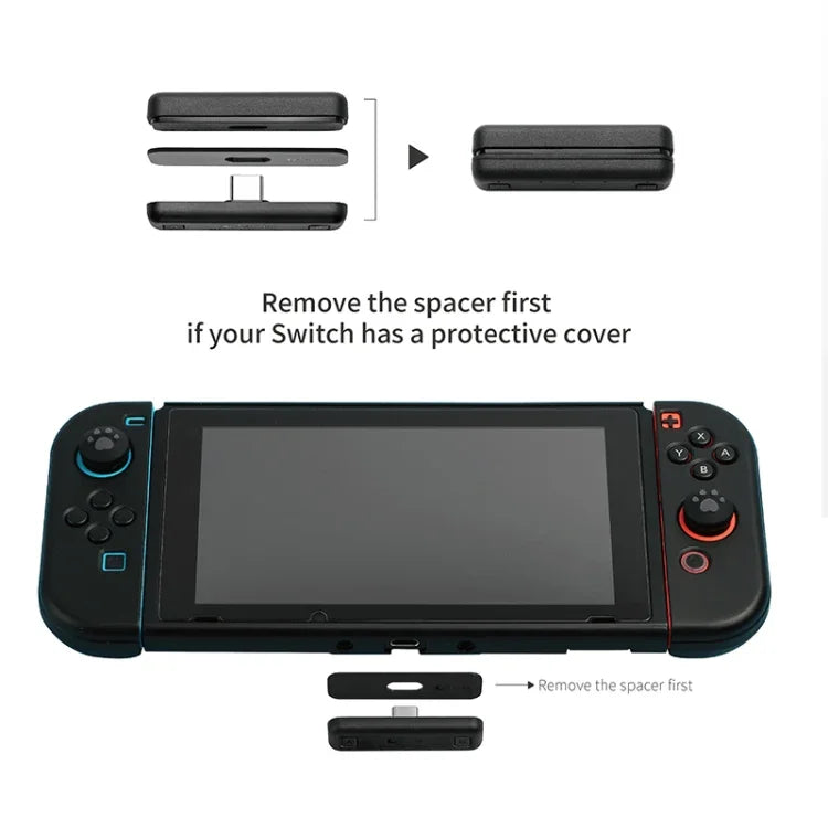 Gulikit Bluetooth Wireless Audio Adapter For Nintendo Switch, Model:, NS07 Red, NS07 Blue, NS07 Black, NS07 PRO Black, NS07 PRO Ice Blue
