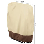 82x93cm Outdoor Deck Chair Cover Waterproof Garden Terrace Patio Chair Cover, Fabric:, 190T Polyester, 420D Oxford, 600D Oxford