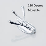 8231 180 Degree Movable Coat Hook Bathroom Hook, Color:, Chrome, Silk Nickel, Gold, Green Bronze, Black Bronze