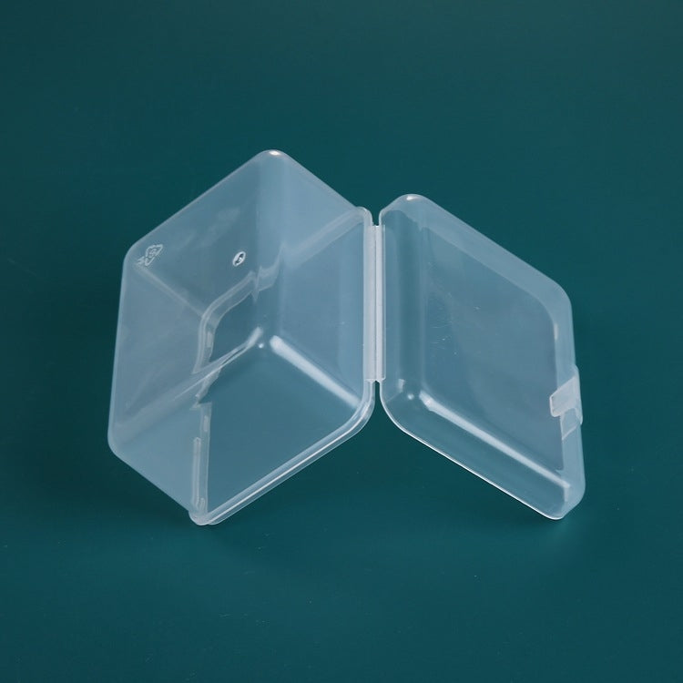 20 PCS Rectangular Plastic Box Transparent Stationery Storage Box PP Tool Parts Accessories Box, 20 PCS (Rectangular)