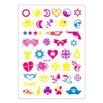 10 PCS Fluorescent Flower Arm Tattoo Sticker Face Sticker Waterproof Feather Tattoo Arm Tattoo Sticker, DKCS010, DKCS017, DKCS019, DKCS022, DKCS025, DKCS028, DKCS032, DKCS033, DKCS034, DKCS036, DKCS037, DKCS042