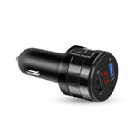 Car Bluetooth Handsfree Car FM Transmitter Music Player Car Charger, X20 Black