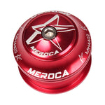 MEROCA Bearing Bowl Mountain Tower 44mm Built-In Straight Tube Bowl, Black, Red, Blue, Green, Purple, Gold