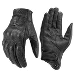 GHOST RACING GR-ST06 Breathable Touch Screen Motorcycle Riding Leather Gloves Anti-Fall Locomotive Gloves, M, L, XL