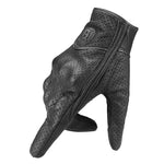 GHOST RACING GR-ST06 Breathable Touch Screen Motorcycle Riding Leather Gloves Anti-Fall Locomotive Gloves, M, L, XL