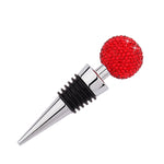 Crystal Ball Red Wine Stopper Diamond Zinc Alloy Metal Sealed Wine Cork, White, Pink, Big Red, Black, Bright Black, AB, Lake Blue