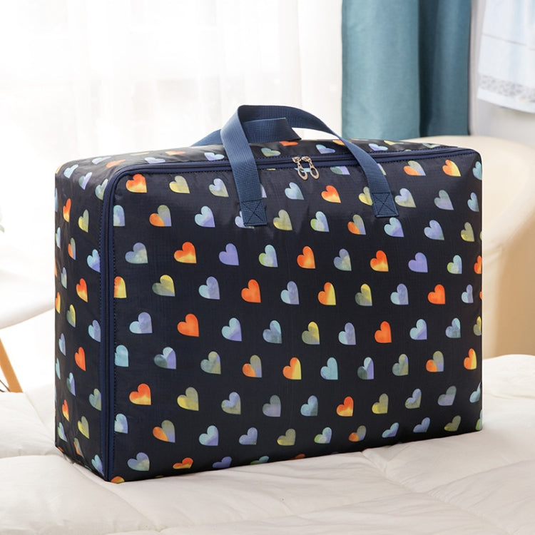 Oxford Cloth Quilt Moisture-Proof & Waterproof Storage Bag Zipper Portable Moving Luggage Bag, 55x33x20cm, 58x38x22cm, 60x50x25cm