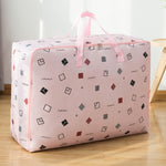 Oxford Cloth Quilt Moisture-Proof & Waterproof Storage Bag Zipper Portable Moving Luggage Bag, 55x33x20cm, 58x38x22cm, 60x50x25cm