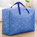 Oxford Cloth Quilt Moisture-Proof & Waterproof Storage Bag Zipper Portable Moving Luggage Bag, 70x50x30cm