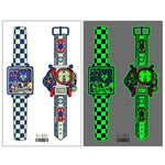 20 PCS Children Waterproof Luminous Cartoon Watch Tattoo Stickers, Ei-289, EI-290, Ei-291, EI-292, Ei-293, Ei-294, Ei-295, Ei-296, Ei-297, Ei-298, Ei-299, EI-300