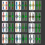 20 PCS Children Waterproof Luminous Cartoon Watch Tattoo Stickers, Ei-289, EI-290, Ei-291, EI-292, Ei-293, Ei-294, Ei-295, Ei-296, Ei-297, Ei-298, Ei-299, EI-300