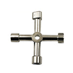 Elevator Water Meter Valve Cross Key Inner Triangle Wrench, Style: A Black, A Black, A Blue, B Silver, D Silver Center Six-side/Square Hole, E Silver, F Silver, D Silver Center Double-sided Square Hole