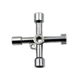 Elevator Water Meter Valve Cross Key Inner Triangle Wrench, Style: A Black, A Black, A Blue, B Silver, D Silver Center Six-side/Square Hole, E Silver, F Silver, D Silver Center Double-sided Square Hole