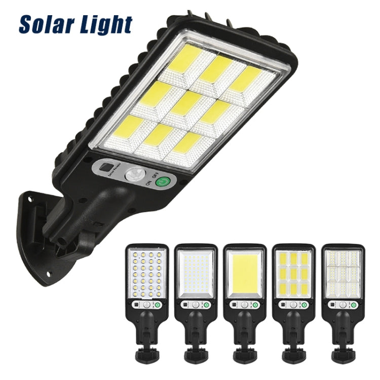 616 Solar Street Light LED Human Body Induction Garden Light, Spec:, 28 SMD No Remote Control, 60 SMD No Remote Control, 117 COB No Remote Control, 108 COB No Remote Control, 72 SMD No Remote Control, 60 SMD With Remote Control                         ...