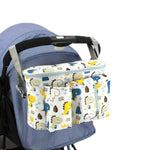 Multifunctional Baby Stroller Storage Bag, White Dinosaur, Yellow Zoo, Green Lamb, White Alpaca, Tibetan Owl, Denglin Deer, Yellow Zoo + Side Pocket, Green Lamb + Side Pocket, White Alpaca + Lateral Pocket, Tibetan Owl + Side Pocket                    ...