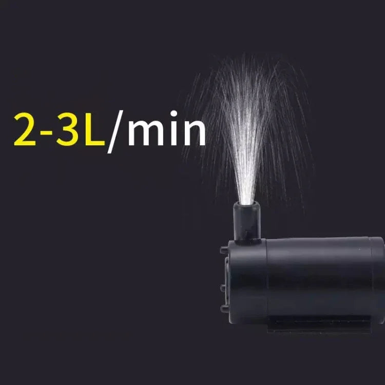 Quiet Mini Horizontal Vertical Submersible Pump, Style: White Horizontal, White Horizontal, White Vertical, Black Horizontal, Black Vertical