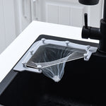 VIB-888 Kitchen Sink Triangle Hanging Net Drain Rack, Blue, Gray, White, Dark Green