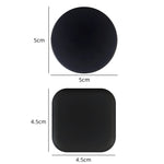 Silent Anti-Collision Silicone Pad For Door Handle, Size: 5cm Round Black, 5cm Round Green, 4.5cm Square Gray, 4.5cm Square Pink, 4.5cm Square Green, 4.5cm Square White, 4.5cm Square Black