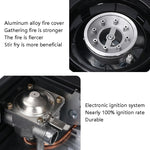 YANCHUAN Outdoor Portable Gas Stove, Style:, Single-use, Dual-use