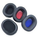 2 PCS Headset Protein Leather Earmuffs for Audio-Technica  ATH-WS660BT, Black, Black+Red, Gray+Blue