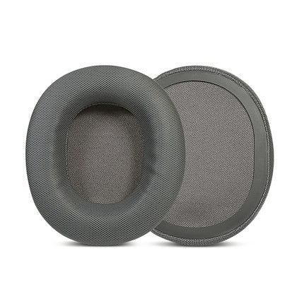 2pcs Sponge Headset Pad for Steelseries Arctis Pro / Arctis 3 / 5 / 7(Black Grey Leather), TBD0601869701B, TBD0601869701C, TBD0601869701D, TBD0601869701E, TBD0601869701F, TBD0601869701G, TBD0601869701H, TBD0601869701J, TBD0601869701A