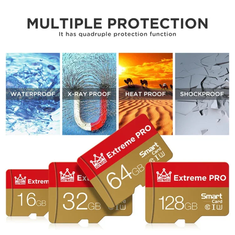King Card RY032G518 Mobile Phone Camera Monitoring Memory Card, 16GB, 32GB, 64GB, 128GB