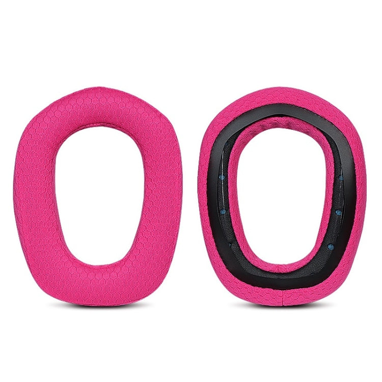 2pcs Sponge Earmuff Headrest Pad For Logitech G435, Rose Red Earmuffs, Blue Earmuffs, Black Headbeam, Purple Headbeam, Blue Headbeam