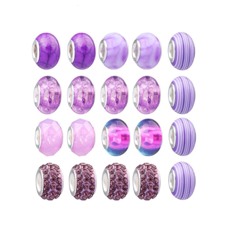 TZ-05 63 In 1 Colorful Crystal Cartoon DIY Jewelry Children Bracelet, 63 In 1(Purple Suit), 63 In 1(Red Suit), 63 In 1(Green Suit), 63 In 1(Color Suit)