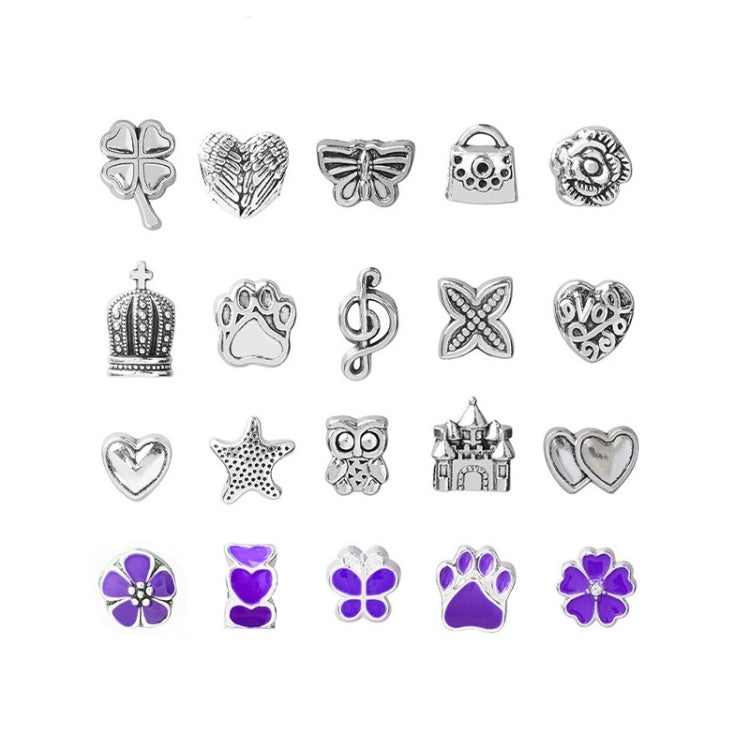 TZ-05 63 In 1 Colorful Crystal Cartoon DIY Jewelry Children Bracelet, 63 In 1(Purple Suit), 63 In 1(Red Suit), 63 In 1(Green Suit), 63 In 1(Color Suit)