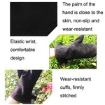1 Pair Outdoor BBQ Genuine Leather Heat Insulation Gloves, KX139